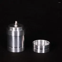 Party Favour Portable Aluminium Alloy Small Oil Alcohol Lamp Bottle Mini Metal Kerosene Sealed