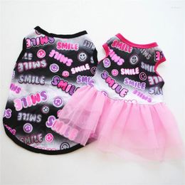 Dog Apparel Summer Clothes Cat Puppy Small Dress Chihuahua Yorkie Yorkshire Vest Coat Princess Skirt Tutu Pet Outfit Dropship