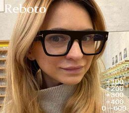 Sunglasses Oversized Square Reading Glasses Men Unisex Large Anti Blue Light Prescription Computer Optical Lenses for Women Fashio6098102