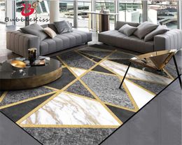 Bubble Kiss European Style Marble Gold Line Pattern Carpets For Living Room Sofa Coffee Table Rug Home Decor Bedroom Floor Mat6886319