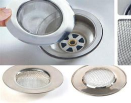 Kitchen Fixtures Hair Catcher Stopper Stainless Steel Bathtub Shower Drain Hole Filter Trap Metal Wire Sink Strainer Bathroom2487044