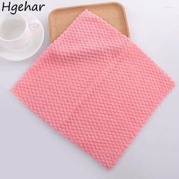 Towel 4 Pcs 30x30cm Hand Microfiber Washcloth Soft Absorbent Quick Dry Square Towels Bathroom Face Wipe Plain Toalla Four Season