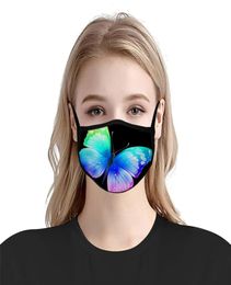 Party Anime Cute Butterfly Mask Adult Fun Fancy Dress Lower Half Face Mouth Muffle Mask Reusable Dust Warm Windproof Cotton Mask4615142
