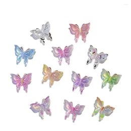 Nail Art Kits Decoration Eye-catching Colorful 20 Butterfly Pattern Color Changing Accessories Supplies Manicure Sequins