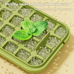 Baking Moulds Easy To Clean Ice Tray Cube With Lid Bin Scoop Set Non-stick For Cocktails Odor-proof