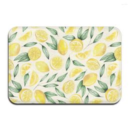 Bath Mats Modern Fruit Printed Kitchen Mat Entrance Door Bedroom Bed Living Room Corridor Non-slip Tatami Rugs