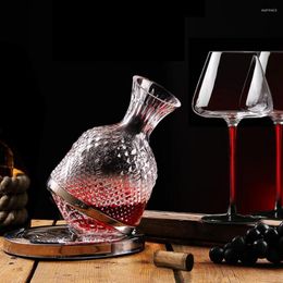 Wine Glasses Creative Red Awakener Home Sorting Pot Quickly Awakens Untoppable Weng 360 Degree Rotating Elegant