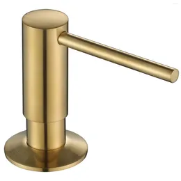 Liquid Soap Dispenser Brass Dish Pump Built-in Countertop Full For Decorative Bathroom Tools