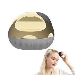 Head massager application for combing hair scalp treatment essential oils liquid guidance for combing hair care pneumatic liquid 240429