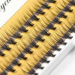 False Eyelashes Grading World 20D personal eyelashes 60 pieces used for makeup 0.07/0.1 thick 8-15mm Russian curly Cilia Q240510