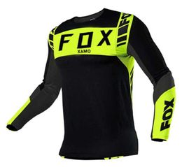 2023 Fox Xamo Cycling t Shirt Mountain Downhill Bike Long Sleeve Racing Suit Dh Mtb Offroad Motorcycle Jersey Whole Custom na3420066