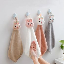 Towel Cartoon Wipe Hand Soft Thicken Coral Fleece Super Absorbent Quick Dry Children Terry Towels For Kitchen Bathroom