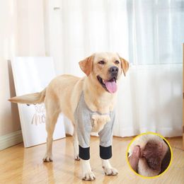 Dog Apparel Elbow Protector Recovery Front Legs Sleeve Soft Padded Brace Pet Leg Wounds For Small Medium Dogs