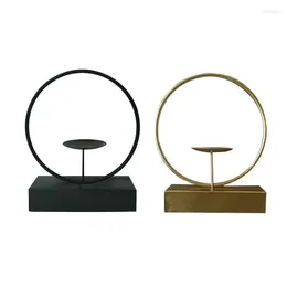 Candle Holders Metal Holder Modern Candlestick For Tea Lights Living Room Home Decor