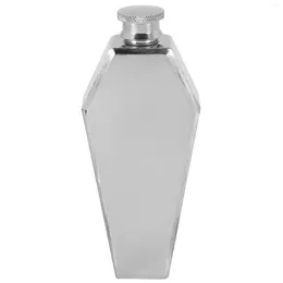 Wine Glasses Mini Hip Flask 100ML Personalised Coffin Shape Stainless Steel Portable Flagon Travel Pot Bar Supplies Men's Gift