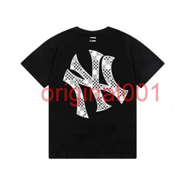 Designer mens t shirt Summer fashion Womens Embroidered Printing Letter MY NY tees Cotton Short Sleeve Outdoor Y2K tshirts Couple Round Neck Pure Cotton shirts vb