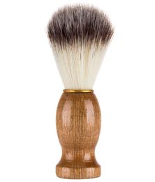 Men039s Shaving Brush Badger Hair Wood Handle Barber Salon Men Facial Beard Cleaning Appliance Shave Tool HHA6401928892