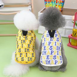 Dog Apparel Pet Vest Winter Autumn Fashion Harness Small Cute Desinger Clothes Cat Warm Cardigan Puppy Sweater Poodle Chihuahua Maltese