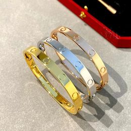 Braclet designer bracelet jewlery designer for women men 18K Gold Plated titanium steel With a screwdriver love classic unisex silver gold bracelet screw bangle