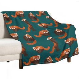 Blankets RED PANDA PATTERN Throw Blanket For Decorative Sofa Soft Big