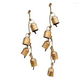 Party Supplies Vintage Christmas Cow Bells Rustic Shabby Chic Metal Creative Wall Tree Windows Garland Art Decor For Bedroom Living Room