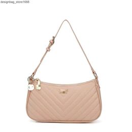 Factory 6A Classic Brand Wholesale New Simple Solid Color Cloth Bag Letter Armpit Dumpling Moon Tooth One Shoulder Cross Body WomensA4OO