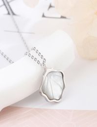 2020New love pearl starry sky moon gemstone pendant diamond necklace clavicle female rose gold gift for lover girlfriend7372569