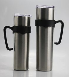 Portable Plastic Handles for 30oz 20oz skinny tumbler Stainless Steel Cups Nonslip Handle Convenient PP Bottle Holder Fit for tape9755165