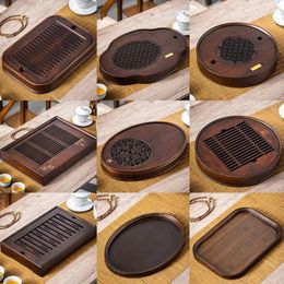 Tea Trays Household Vintage Bamboo Tray Small Water Storage Table Chinese Set Living Room Custom Decorative