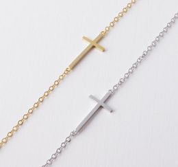 Shape of the cross ornament chain bracelet small cute beautiful simple wild home travel wrist comfortable Lucky woman mother men3470811