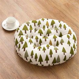 Pillow Printed S Round Seat Wave Window Home Decor Pad For Chairs Sit 1PC