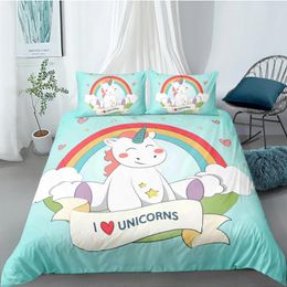 Bedding Sets 3D Alone The Wildebeest Design Duvet Cover Set Quilt Covers Pillow Cases Full Twin Double Single Size Bed Linens