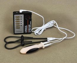 Electric Shock Sex Products With Cock Ring Anal Plug Electro Sex Butt Plug Estim Penis Erection Enhancer Massager8186481