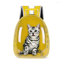 Cat Carriers Carrier Outdoor Travel Pet Shoulder Bag Breathable Transparent Convenient Handbag Safety Zipper Kitten Small Dog
