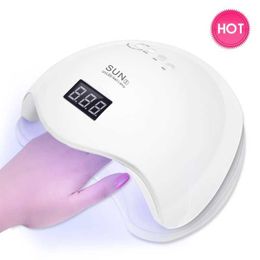 Nail Dryers 54w/36w SUN 5 Uv Led lamp 48w manual nail dryer lamp nail polish mixing lamp T240510