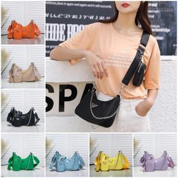 Free shipping Luxury Designer Bag Hobo Nylon Pieces Bags Shoulder Bag Crossbody bag Purses Sale Handbag Womens Lady Quality Chain Fashion Wallet black blue red