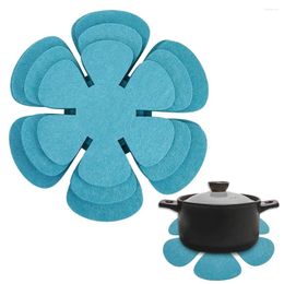 Plates 12pcs Felt Pad Pot Pan Protector Anti Scratch Non Woven Fabric Special Stick Protection Heat Insulation