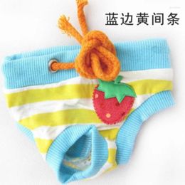 Dog Apparel Physiological Pants Diaper Sanitary Reusable Washable Female Panties Shorts Underwear Briefs For Dogs Hook Nappy Wrap