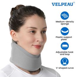 Fashion Face Masks Neck Gaiter VELPEAU neck support bracket for Orthopaedic shoulder straps scapular pain and spinal pressure with removable cover Q240510