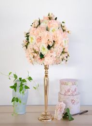 Decorative Flowers Wreaths Customise 35cm Artificial Rose Wedding Table Decor Flower Ball Centrepieces Backdrop Party Floral Roa2274886