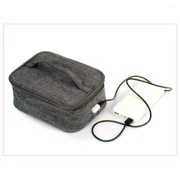 Dinnerware USB Heating Lunch Box Bag Electric Oxford Cloth Portable Warmer Waterproof Large Capacity For Camping Picnic