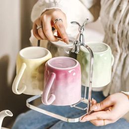 Teaware Sets High Aesthetic Water Tool Set High-end Tea Pot High-temperature Ceramic Mug Household Living Room Cup Drain Rack
