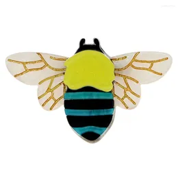 Brooches Fashion Cartoon Cute Acrylic Bee For Women Kids Animal Insect Pins Brooch Lapel Badges Party Jewellery Accessories Gifts