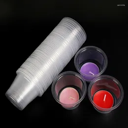 Disposable Cups Straws 100pcs Clear Plastic Party S Glasses Tumblers Wine Tea Coffee Cup Jelly Ice Cream Kitchen Tools