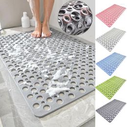 Bath Mats Hollow Hydrophobic Thicken Anti Slip Pad Shower Mat Antibacterial Suction Cup Bathroom Rug Massage Accessories