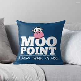 Pillow A Moo Point Throw Sofa Covers For Living Room Christmas Cases Cover Set