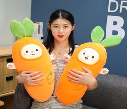 Pillow Arrival Expressions Carrot Plush Toy Full Filling Stuffed Cushion For Kids Birthday Gifts1047571