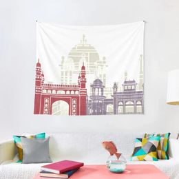 Tapestries Karachi Skyline Poster Tapestry Wall Hanging Decoration Pictures Room