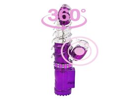 Rechargeable Double Vibrators For Women Rotating Vibrating Clitoris Vagina Rabbit Dildo Vibrator Sex Toys For Woman Sex Machine Y14201096