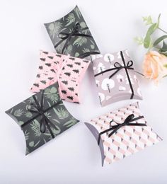 Wedding Party Favor Gift Bag Sweet Cake Gift Candy Wrap Paper Boxes Bags Anniversary Party Birthday Baby Shower Presents Box HH799577037